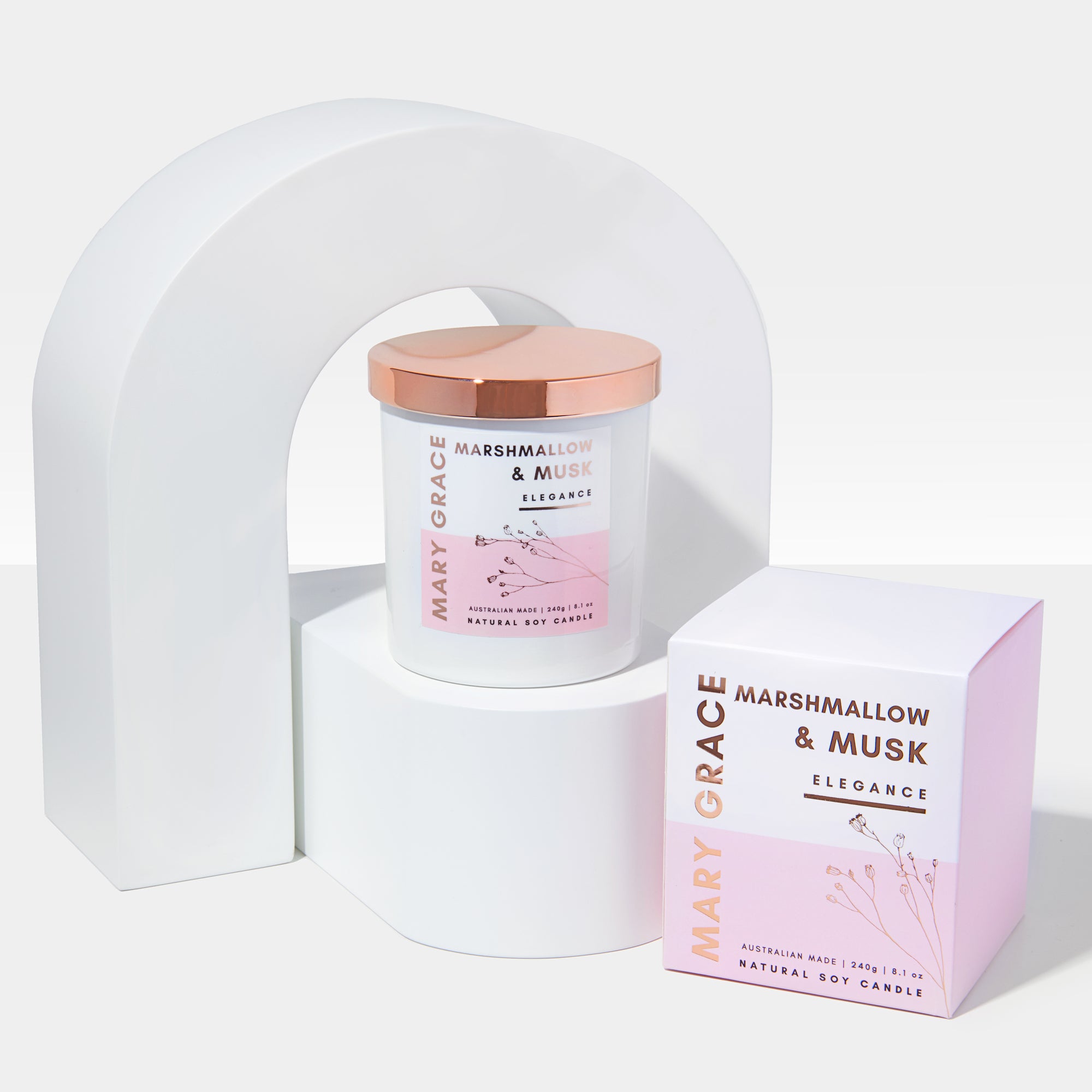 Marshmallow & Musk Jar Candle (4 Pack)