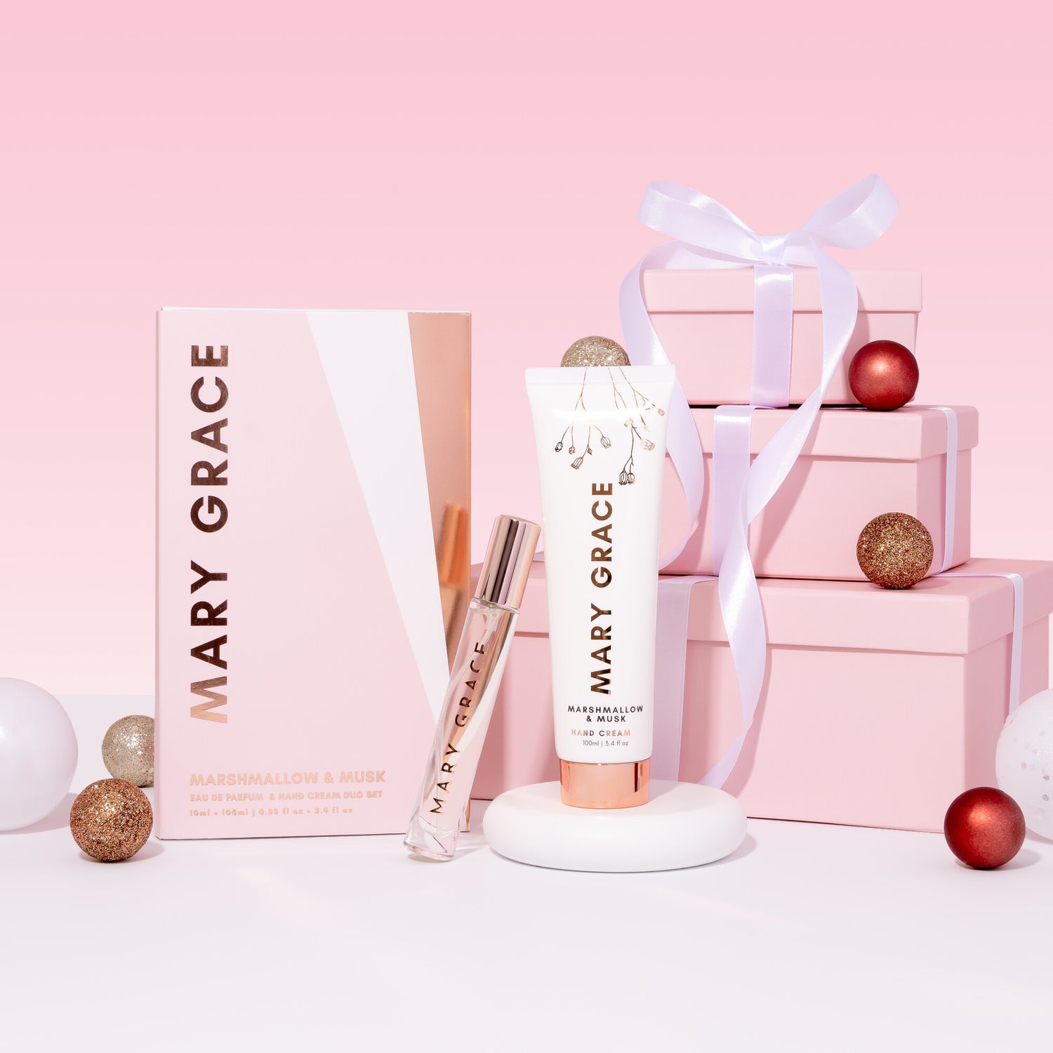 Marshmallow &amp; Musk Hand Cream &amp; Eau De Parfum Gift Set (4 Pack)