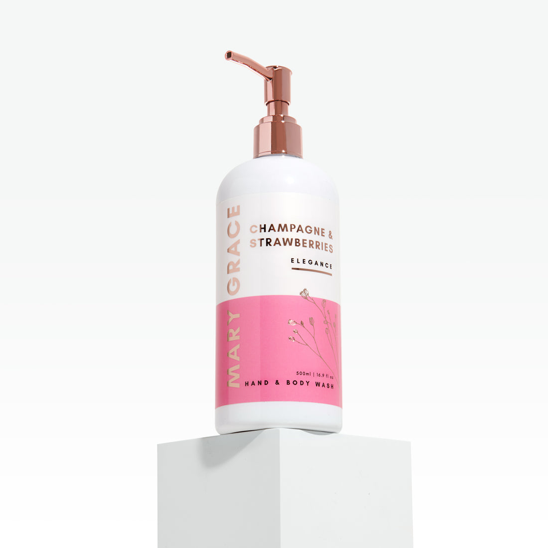 Champagne &amp; Strawberries 500ml Hand &amp; Body Wash (4 Pack)