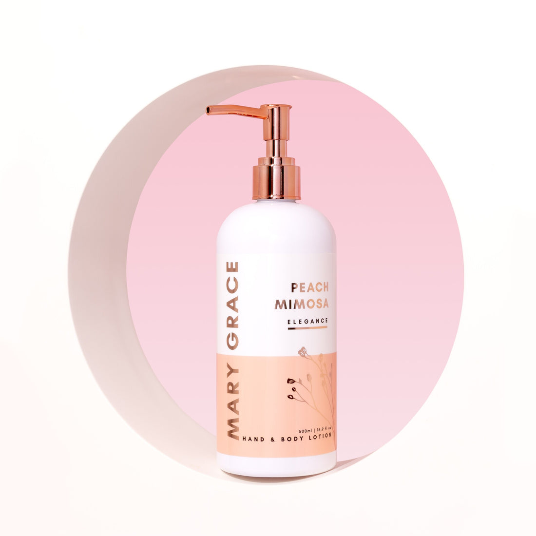 Peach Mimosa 500ml  Hand &amp; Body Lotion (4 Pack)