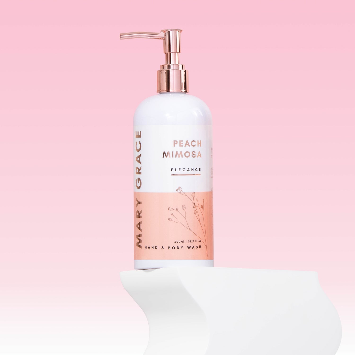 Peach Mimosa 500ml Hand &amp; Body Wash (4 Pack)