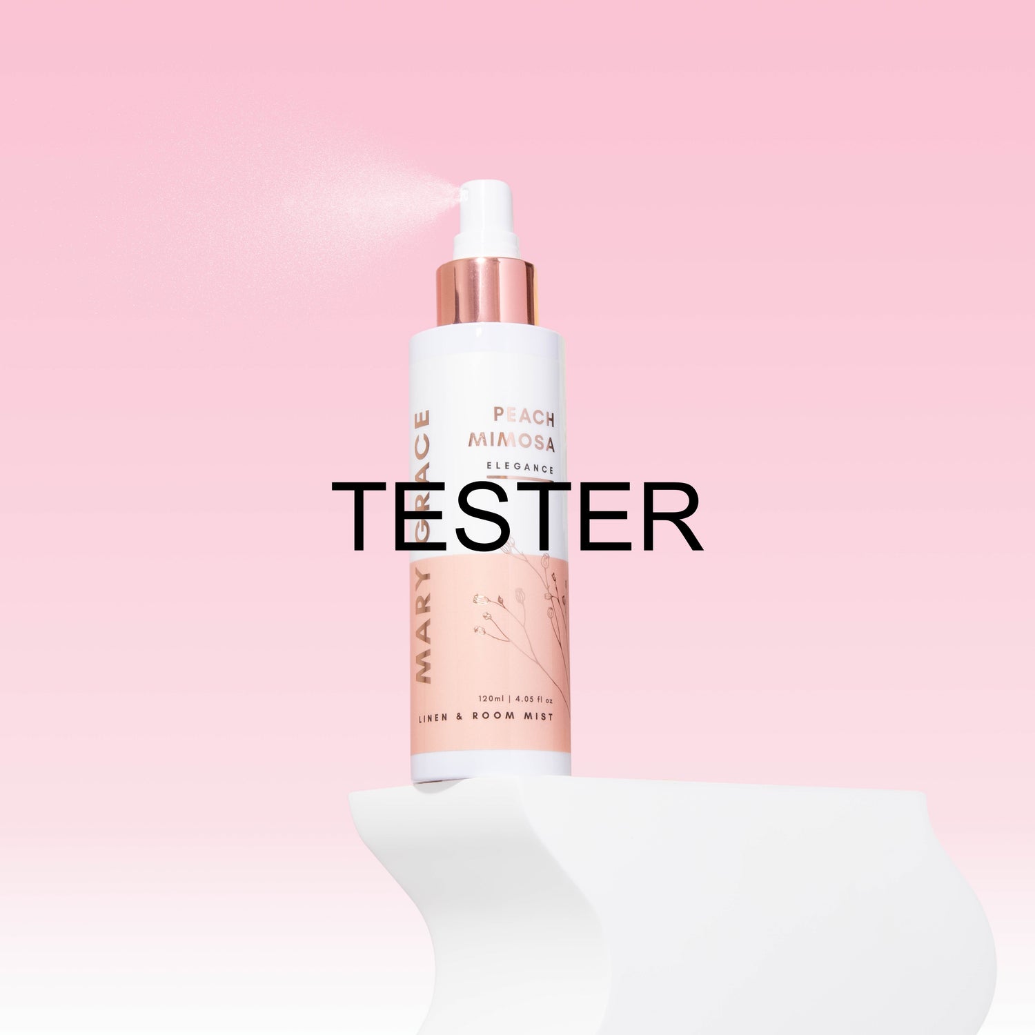 Peach Mimosa Linen &amp; Room Mist TESTER